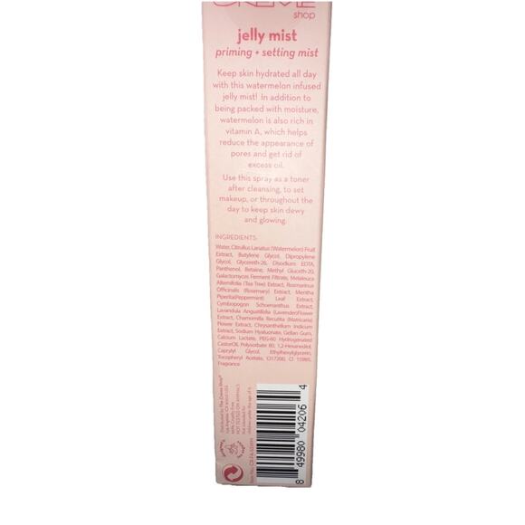 The Crème Shop Watermelon Jelly Mist Priming + Setting Spray 3.38 Fl Oz Sealed - Picture 2 of 3